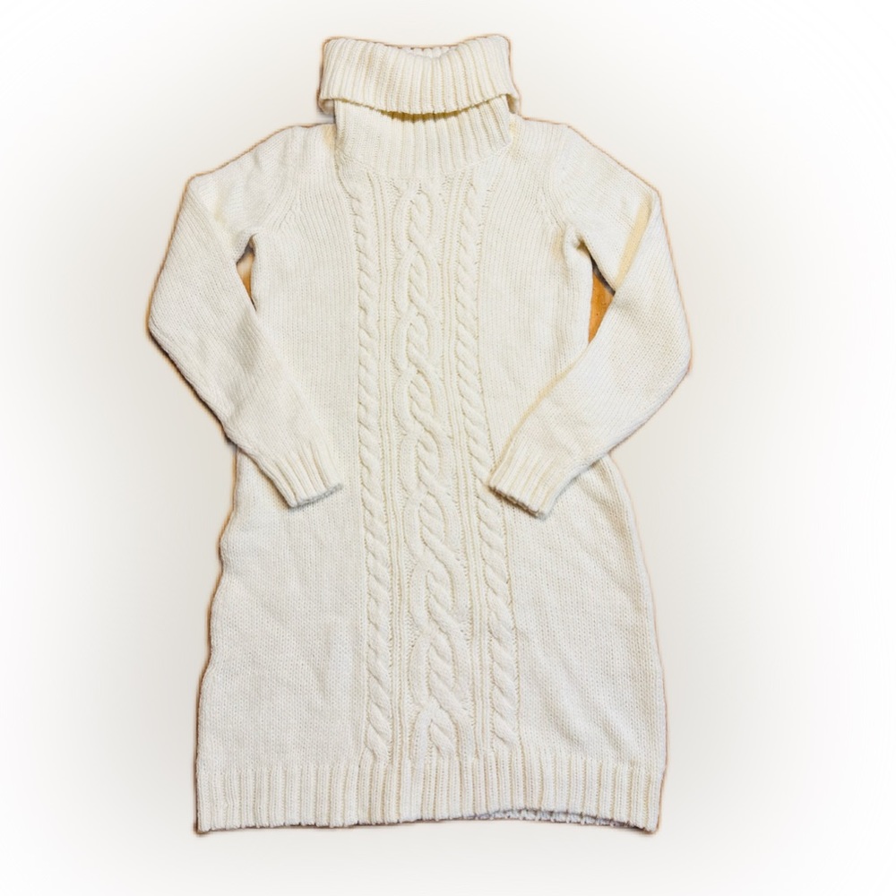 Eddie Bauer Turtleneck Mini Sweater Dress